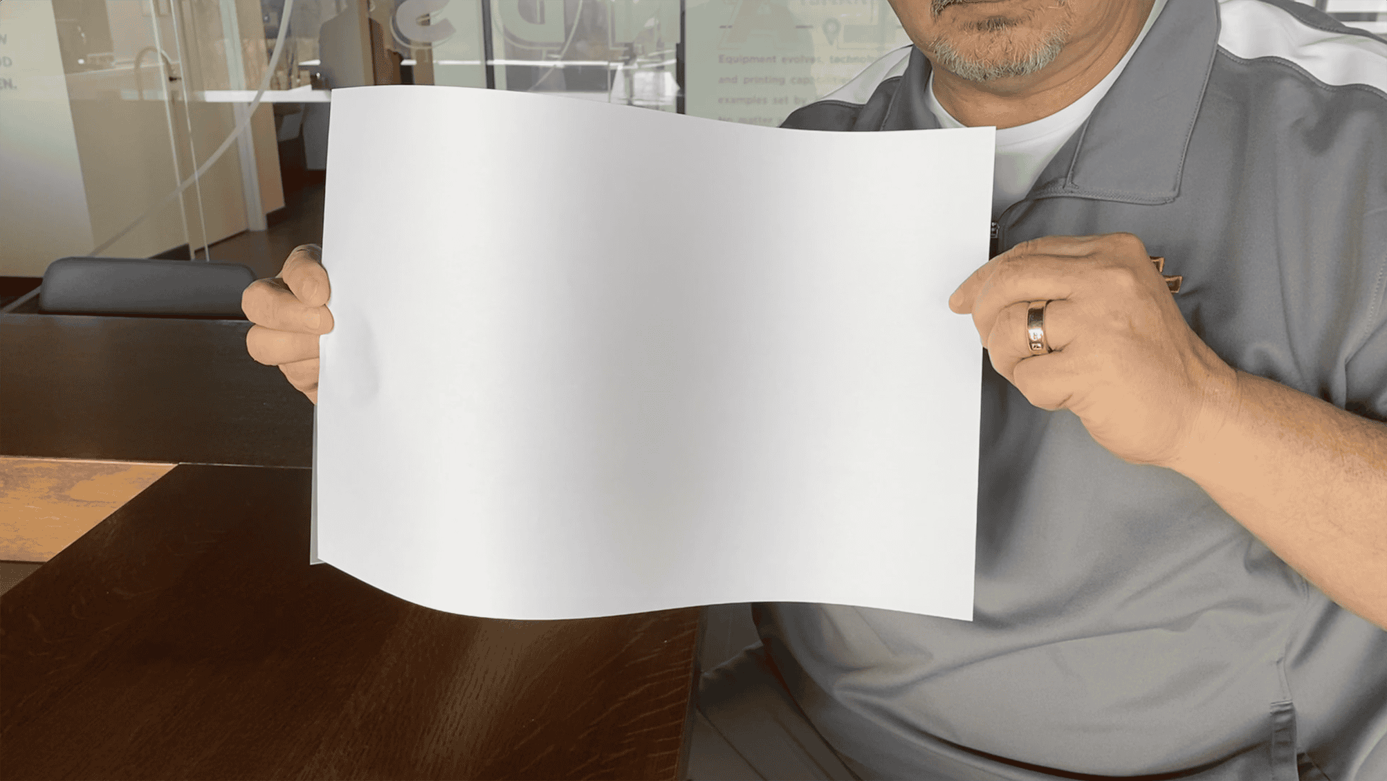Uncoated Paper Sample